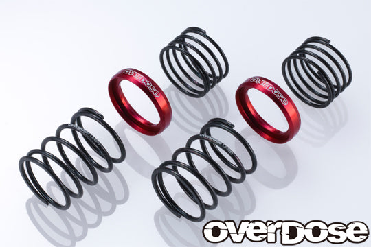 OVERDOSE OD3827 High Performance Twin Spring 1.2-2055 Red - BanzaiHobby