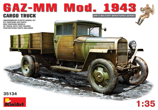 Mini Art MA35134	1/35 GAZ-MM Mod.1943 Cargo truck - BanzaiHobby