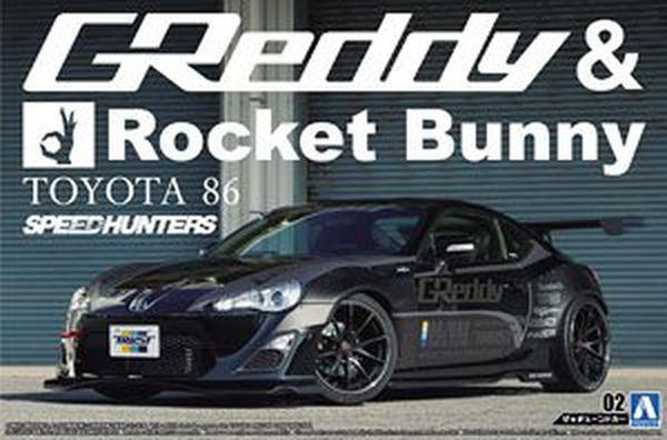 Aoshima ZN6 Toyota 86 `12 Greddy & Rocket Bunny Volk Racing Ver. 1/24 - BanzaiHobby