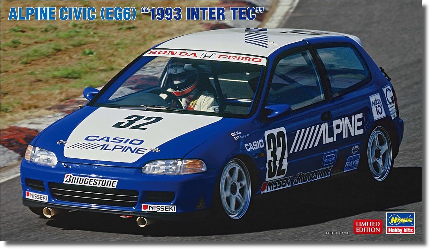 Hasegawa 20688 1/24 Alpine Civic (EG6) 1993 InterTEC - BanzaiHobby