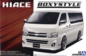 Aoshima 1/24 Boxystyle TRH200V Hiace Super GL `10 - BanzaiHobby