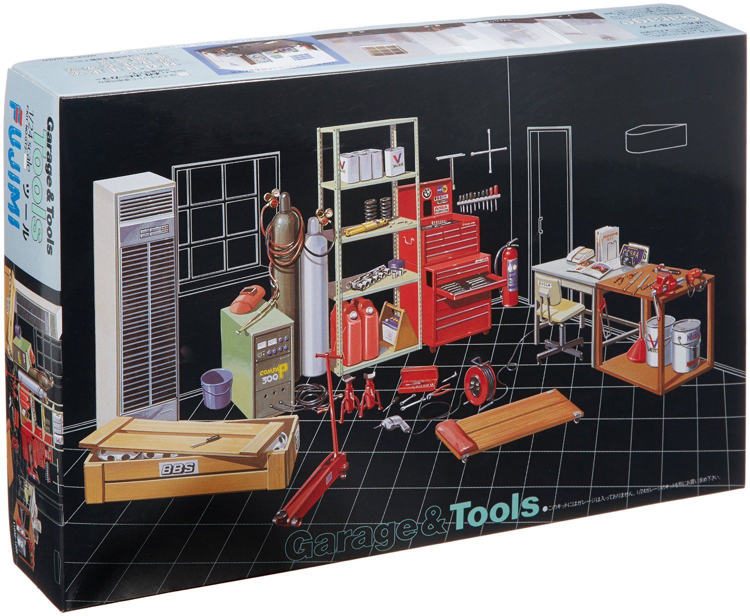 Fujimi 1/24 Car Accessory Tools - BanzaiHobby