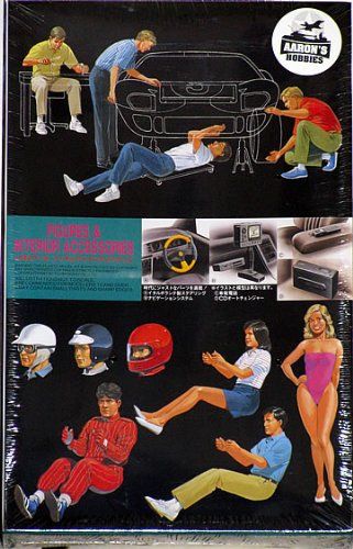 Fujimi 1/24 Figures & Interior Accessory Parts Set - BanzaiHobby