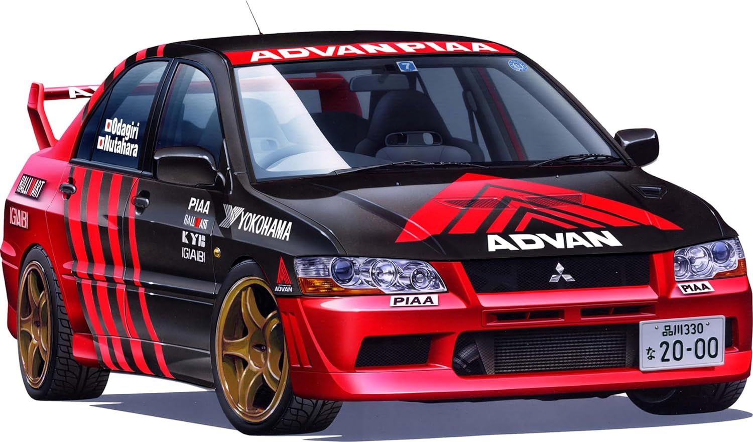 Fujimi Model ID-307 1/24 Inch Up Series No.307 Advan Pier Lancer Evolution VII - BanzaiHobby