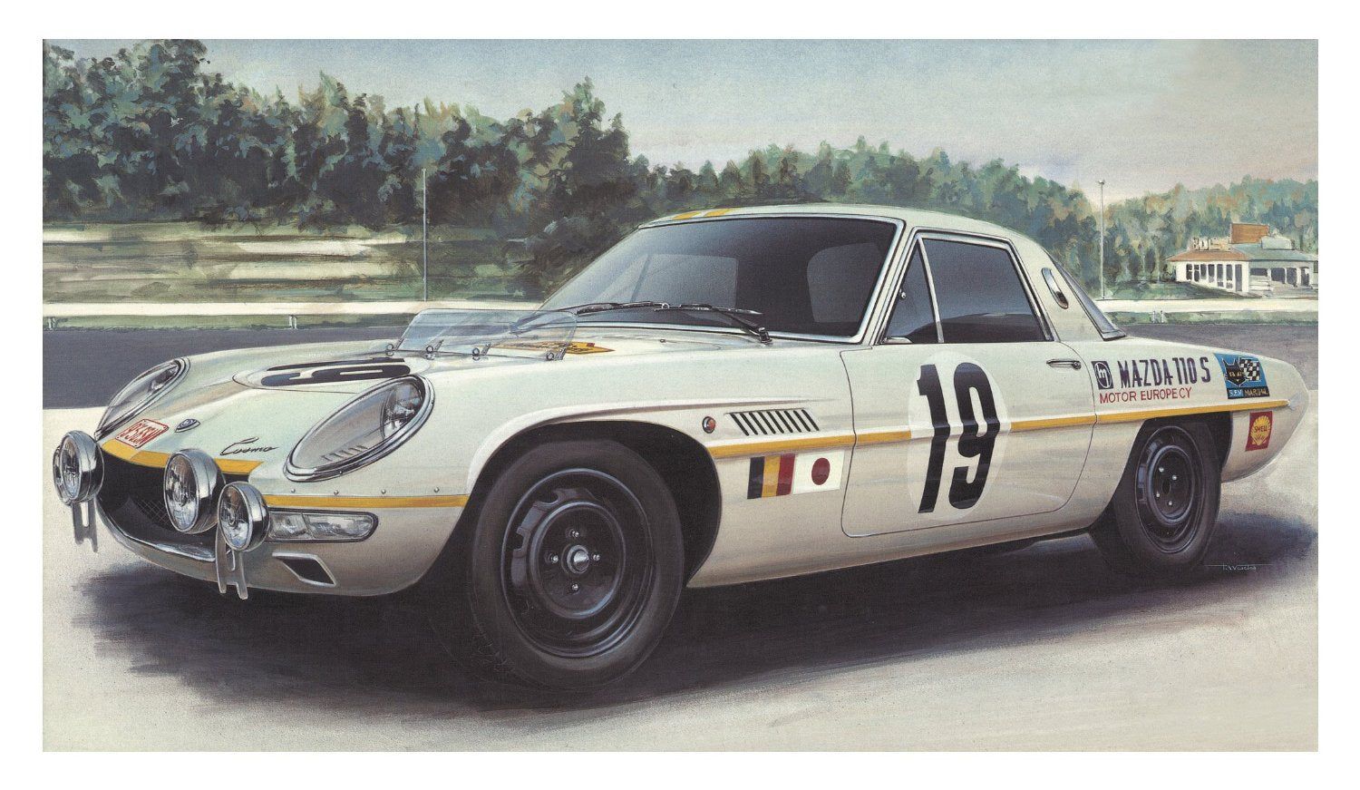 Hasegawa 1/24 Mazda Cosmo Sport 1968 Marathon De La Route - BanzaiHobby