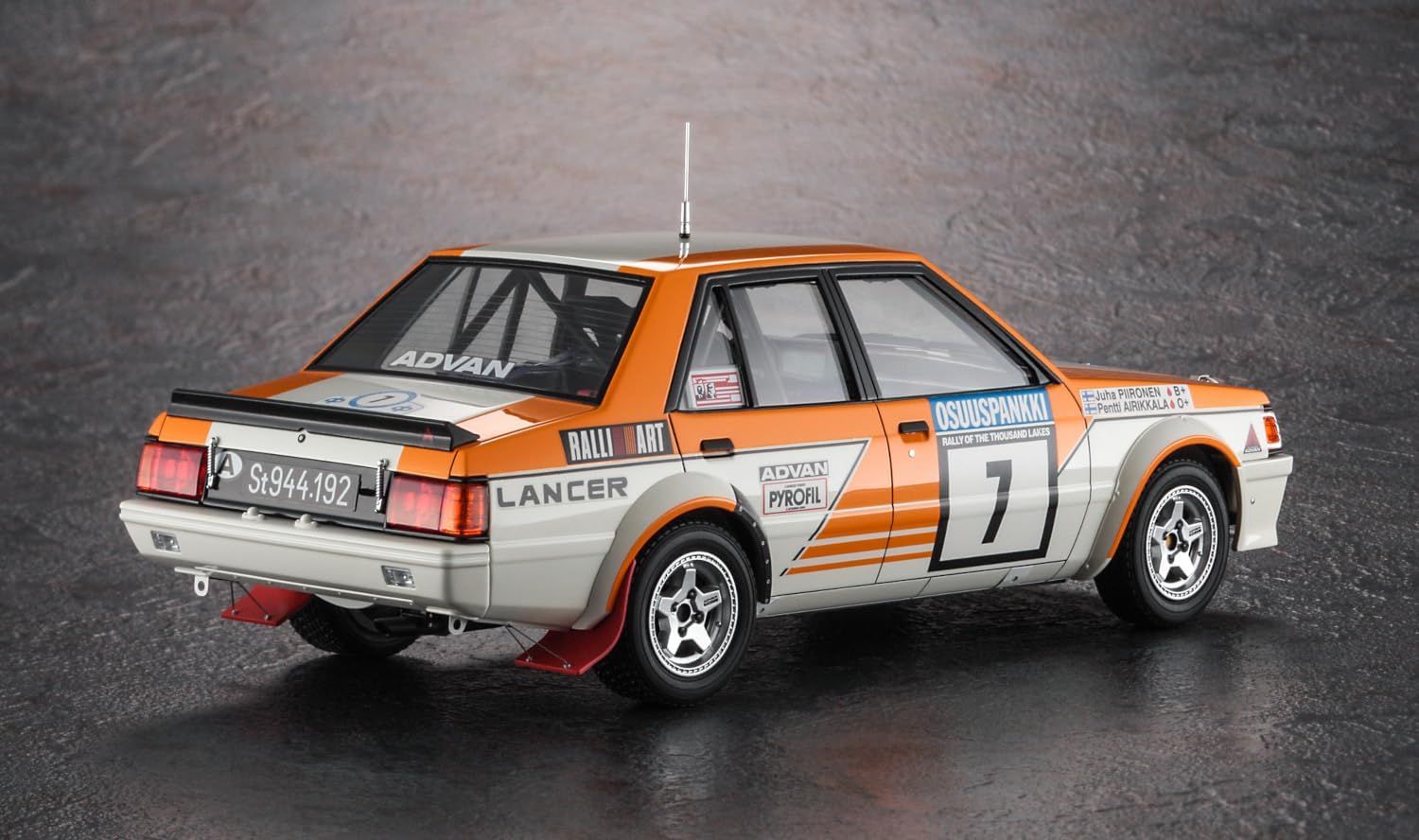Hasegawa SP585 1/24 Mitsubishi Lancer EX 2000 Turbo 1982 1000 Lake Rally Detail Up Version - BanzaiHobby