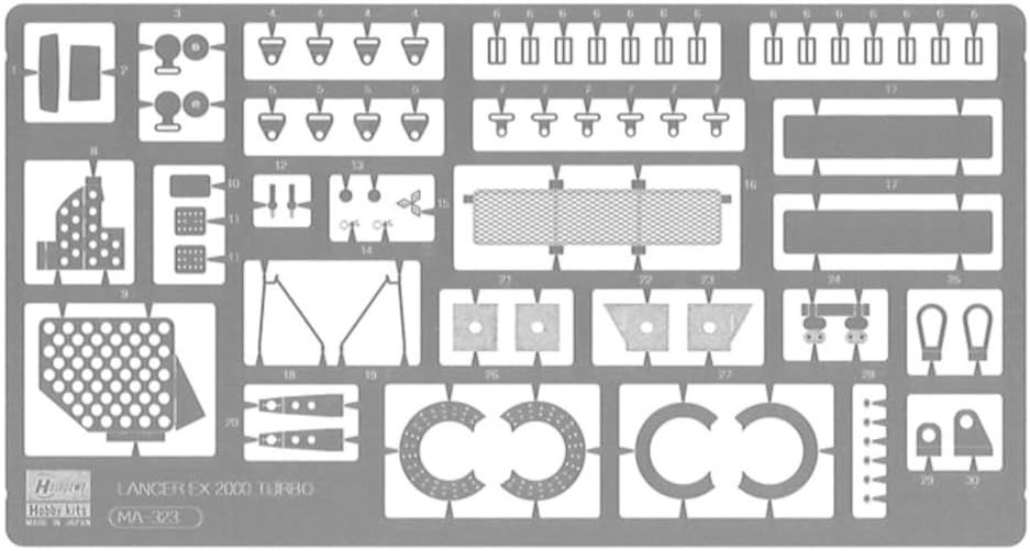 Hasegawa SP585 1/24 Mitsubishi Lancer EX 2000 Turbo 1982 1000 Lake Rally Detail Up Version - BanzaiHobby