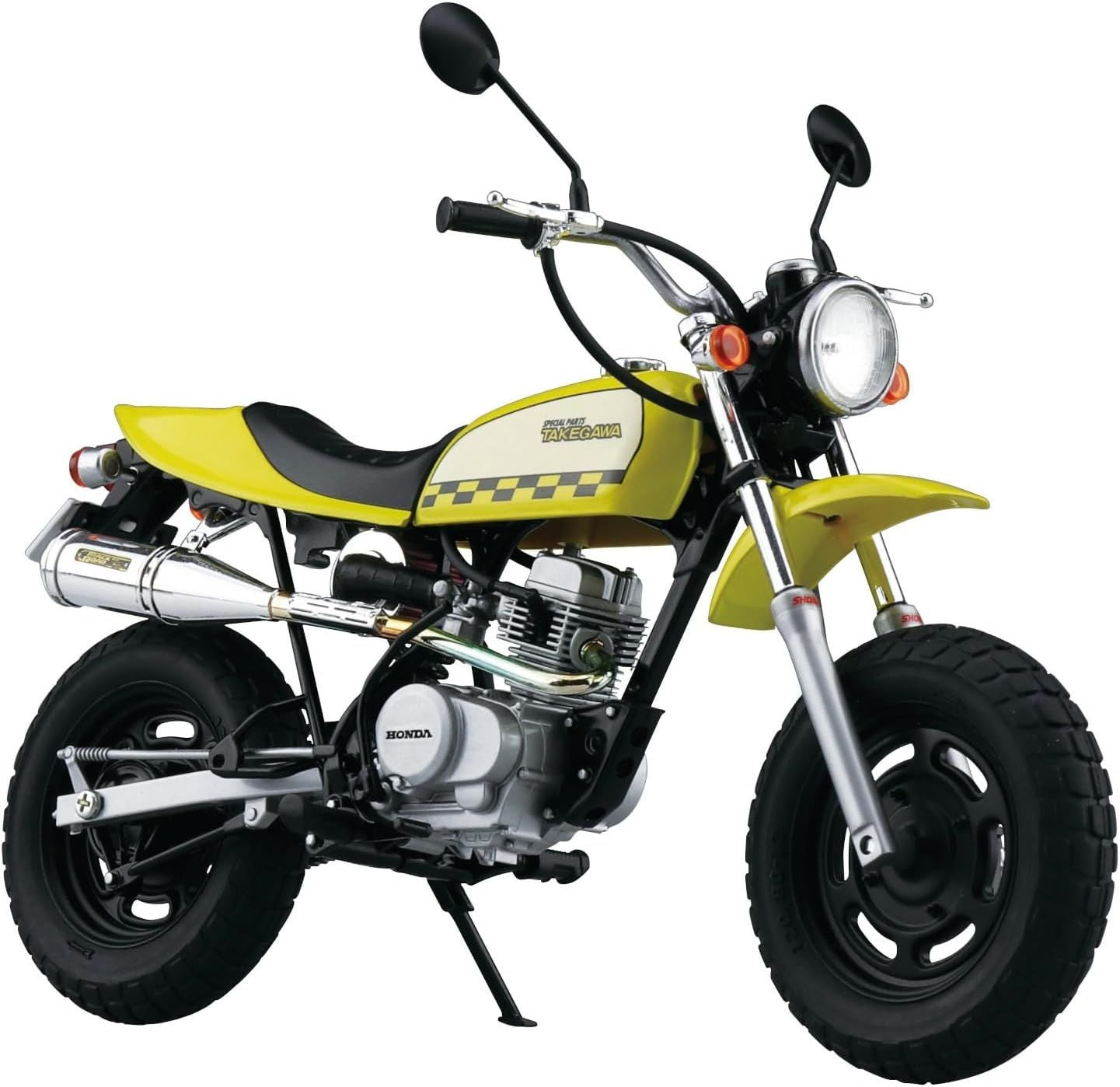 Aoshima Bunka Kyozai 1/24 The Bike No.65 Honda AC16 Ape 50 '06 Custom Takekawa Specifications - BanzaiHobby