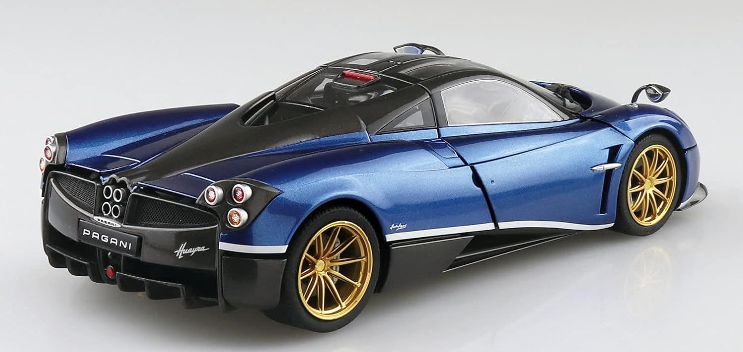 Aoshima Bunka Kyozai 1/24 The Super Car Series No.15 2016 Pagani Huayra Pachet Tempest - BanzaiHobby