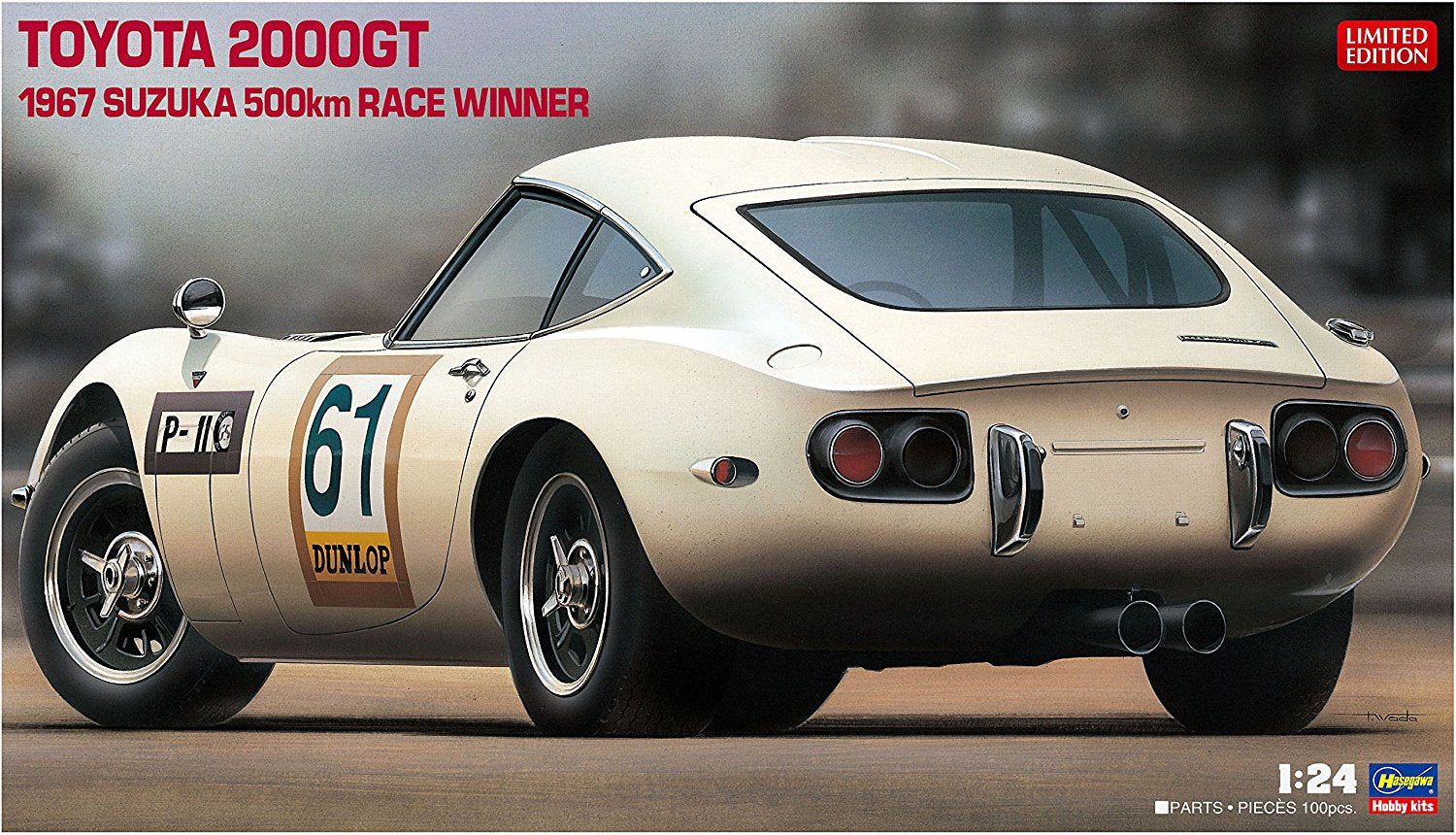 Hasegawa 1/24 Toyota 2000GT 1967 Suzuka 500km Winner Limited Edition - BanzaiHobby