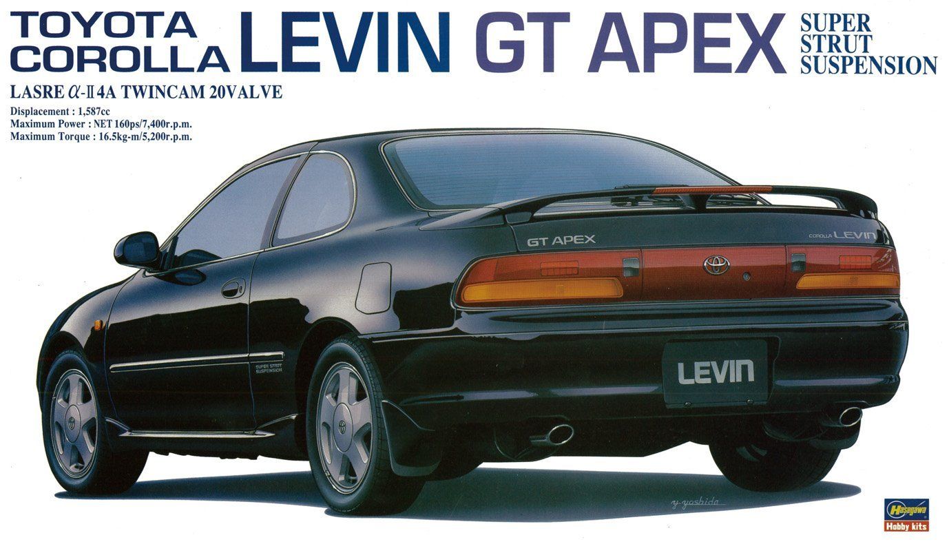 Hasegawa 1/24 Toyota Corolla Levin GT APEX - BanzaiHobby