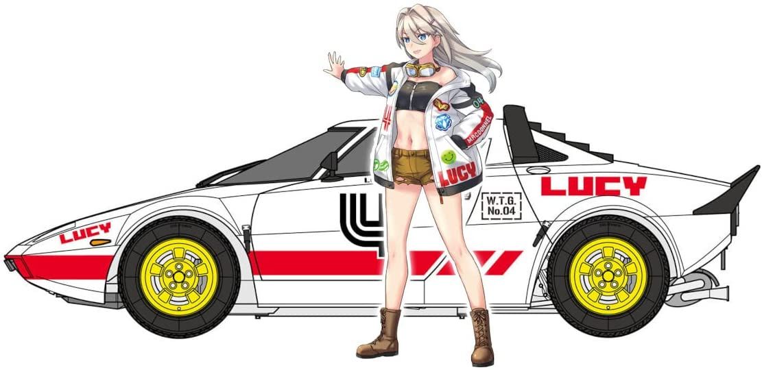 Hasegawa 1/24 WILD EGG GIRLS NO.04 LANCIA STRATOS LUCY MCD - BanzaiHobby