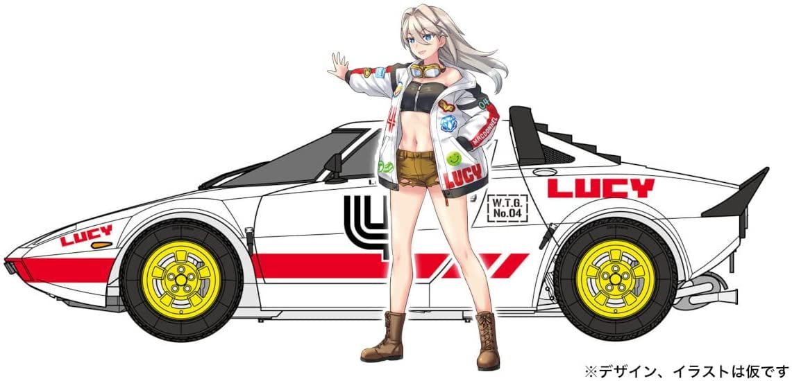 Hasegawa 1/24 WILD EGG GIRLS NO.04 LANCIA STRATOS LUCY MCD - BanzaiHobby