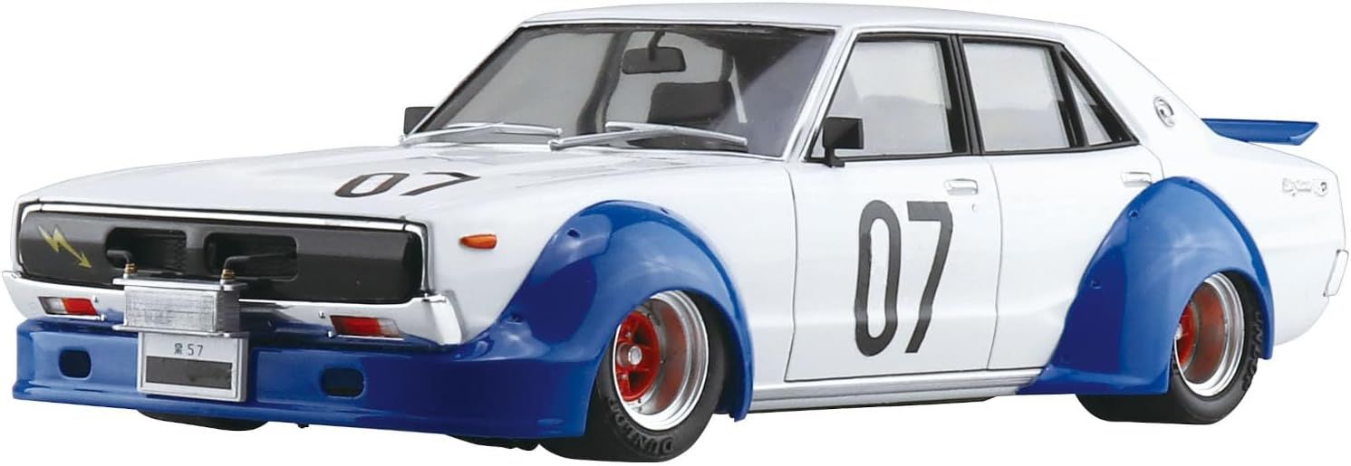 Aoshima Bunka Kyozai 1/24 Works Hawk Series No.5 Kenmeri 4Dr Works - BanzaiHobby