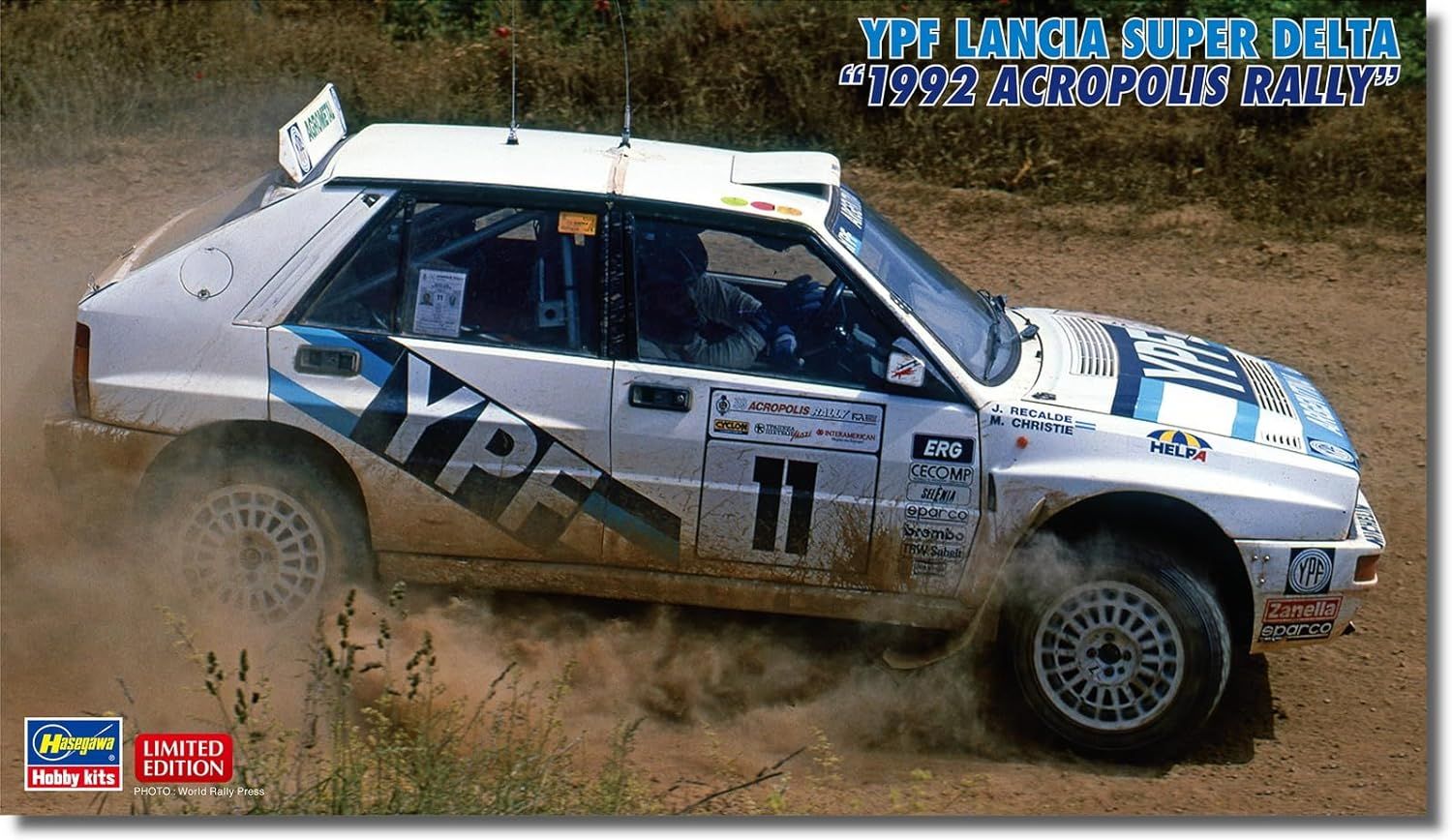 Hasegawa 20685 1/24 YPF Lancia Super Delta 1992 Arropoli Slurry Plastic Model - BanzaiHobby