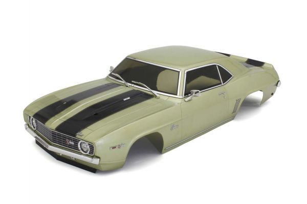 Kyosho FAB704GN 1969 Chevy® Camaro® Z/28 Frost Green Decoration Body Se - BanzaiHobby