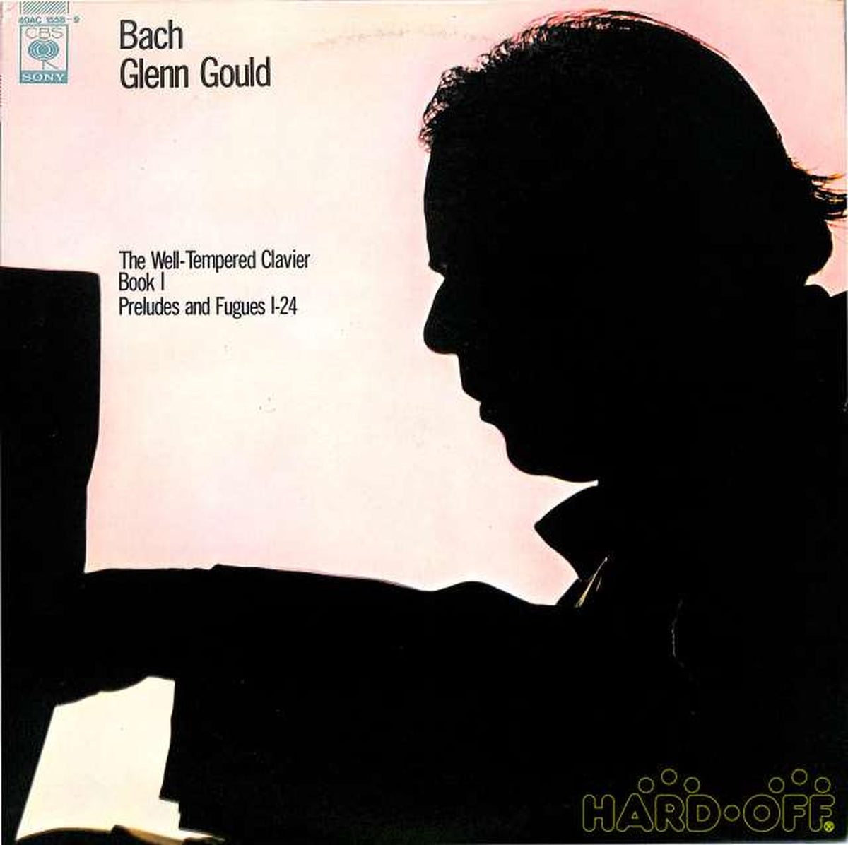 CBS Sony Bach Well-Tempered Clavier Collection Vol. 1 Gould 40AC-1558~9 2LP