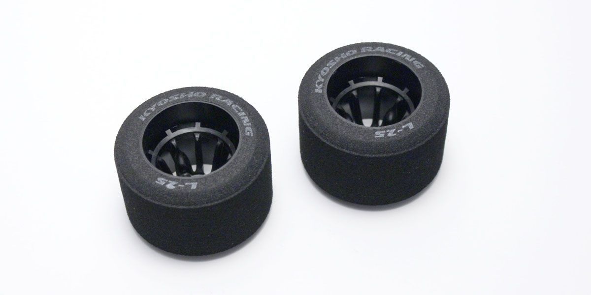 Kyosho 37502B Rear Tiye(L-25/2Pcs) - BanzaiHobby