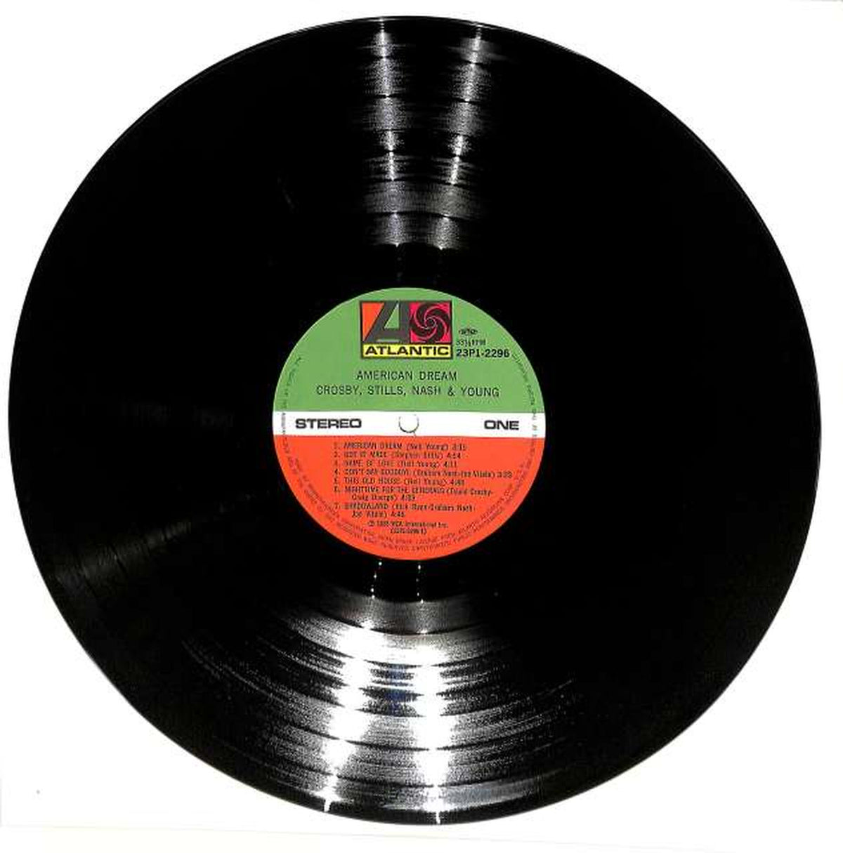 Warner Pioneer Crosby Stills Nash & Young "American Dory 23P1-2296"