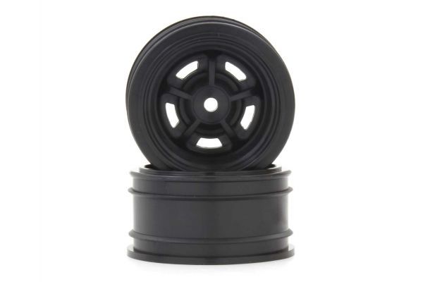 Kyosho FAH703BK Rostyle Wheel FZ02 (Black / 2pcs) - BanzaiHobby