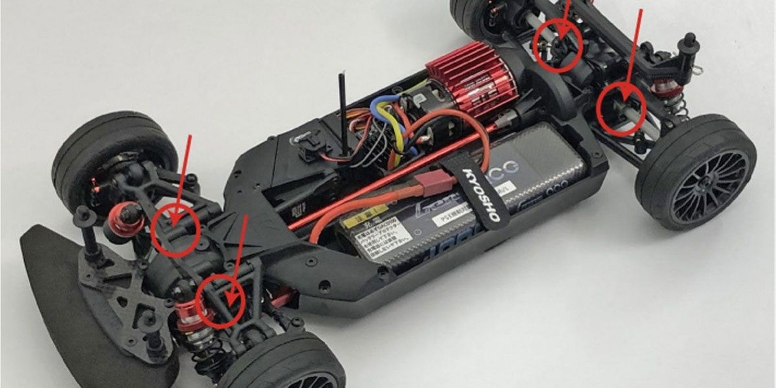 Kyosho FAW207 HD Diff Shaft (FZ02/2pcs) - BanzaiHobby