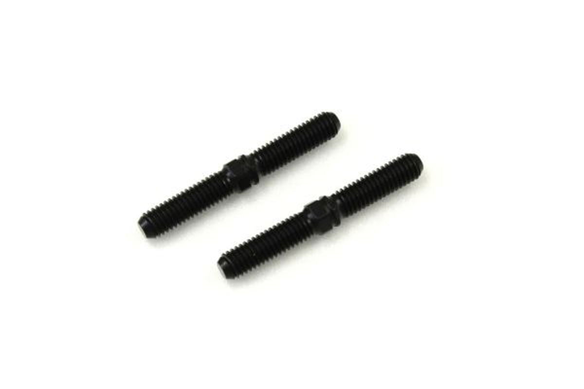 Kyosho IF287 Hard Upper Adjust Rod (Steel/Rear/2pcs) - BanzaiHobby