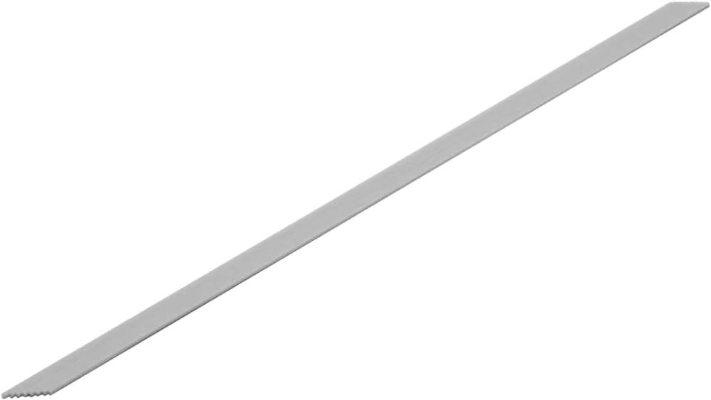 Wave OM-391 Plastic Square Rods, Gray, 0.04 inch (1.0 mm), 8 Pieces - BanzaiHobby