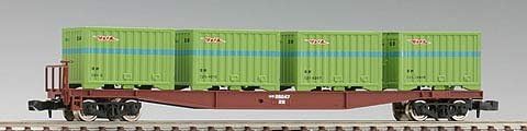 [PO JUL 2024] TOMIX N Gauge Koki 5500 w/Container 2754 Model Train Freight Car - BanzaiHobby