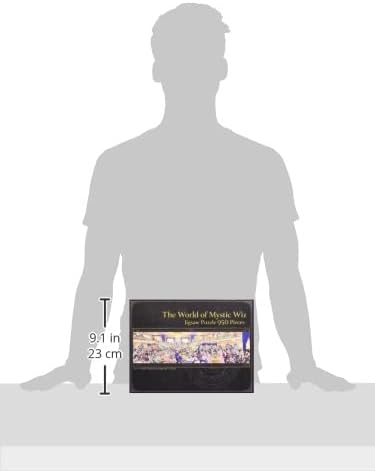 Ensky 950-51 108 Spirits of Other Worlds - Quiz RPG Wizard and the Black Cat Wiz (Puzzle, 950 Pieces, 34 x 102 cm) - BanzaiHobby