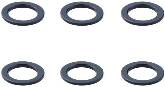 Square SGX-105BK M4 Aluminum Color Screw, Ļ6 x 4 x 0.5mm (Black), Pack of 6 - BanzaiHobby
