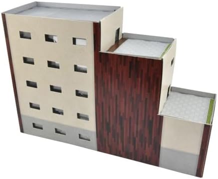 Tomytec C08 Eco Structure Paper Structure Stair Type Apartment A Diorama Supplies - BanzaiHobby
