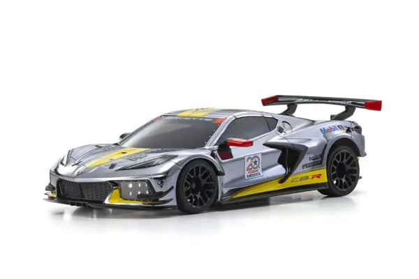 Kyosho 32356CRY CHEVROLET CORVETTE C8.R Chrome / Yellow 20th Anniversary - BanzaiHobby