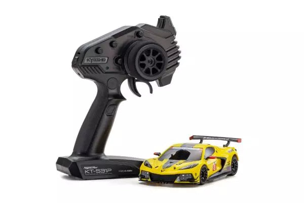Kyosho 32356Y MINI-Z RWD MR-04 readyset CHEVROLET® CORVETTE® C8.R Yellow - BanzaiHobby
