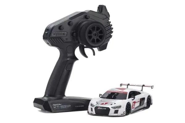 Kyosho 32357AS MINI-Z RWD MR-04 readyset Audi R8 LMS 2015 “White” - BanzaiHobby
