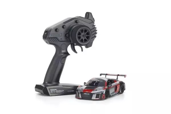 Kyosho 32357RGB MINI-Z RWD MR-04 readyset Audi R8 LMS 2016 Gray/Red - BanzaiHobby