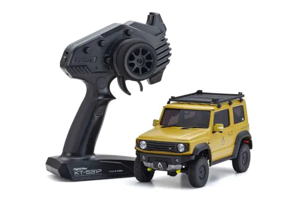 Kyosho 32537LBR-M MINI-Z 4x4 Suzuki Jimny Sierra APIO JIMNY TS4 Yellow Ocher - BanzaiHobby