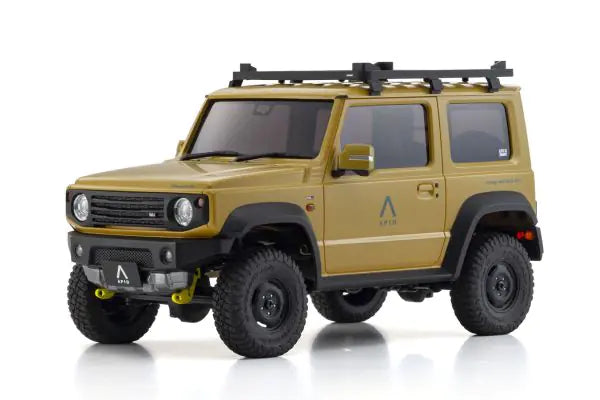 Kyosho 32537LBR-M MINI-Z 4x4 Suzuki Jimny Sierra APIO JIMNY TS4 Yellow Ocher - BanzaiHobby
