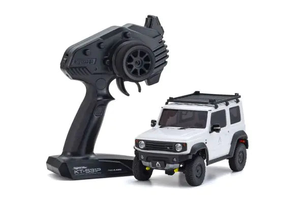 Kyosho 32539PW MINI-Z 4x4 readyset Suzuki Jimny Sierra APIO JIMNY TS4 Pure White Pearl - BanzaiHobby