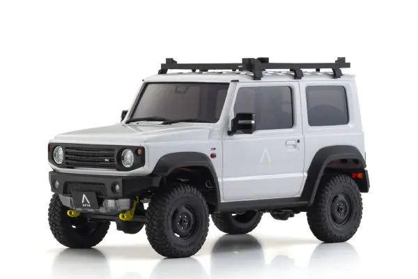 Kyosho 32539PW MINI-Z 4x4 readyset Suzuki Jimny Sierra APIO JIMNY TS4 Pure White Pearl - BanzaiHobby