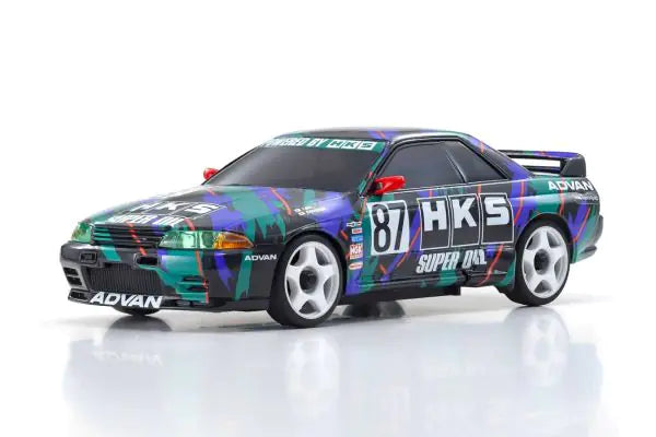 Kyosho MZP482HK ASC MA-020 HKS SKYLINE GT-R (R32) 1993 #87 - BanzaiHobby