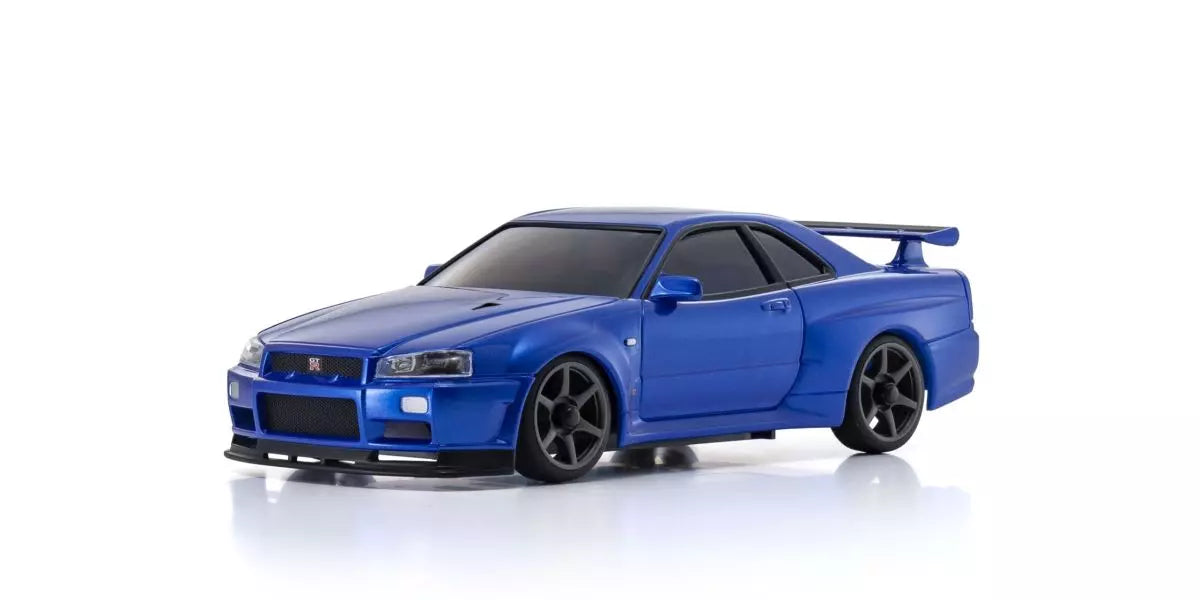 Kyosho 32658MB MA020r/s Skyline GT-R R34 Metallic Blue - BanzaiHobby