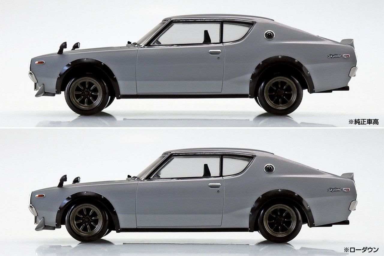 Aoshima 18-SP1 The Snap Kit 1/32 Nissan C110 Skyline GT-R Custom (Silver) - BanzaiHobby