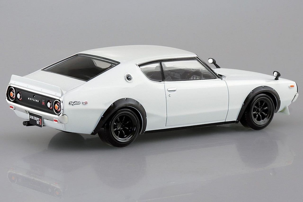 Aoshima 18-SP2 The Snap Kit 1/32 Nissan C110 Skyline GT-R Custom (White) - BanzaiHobby