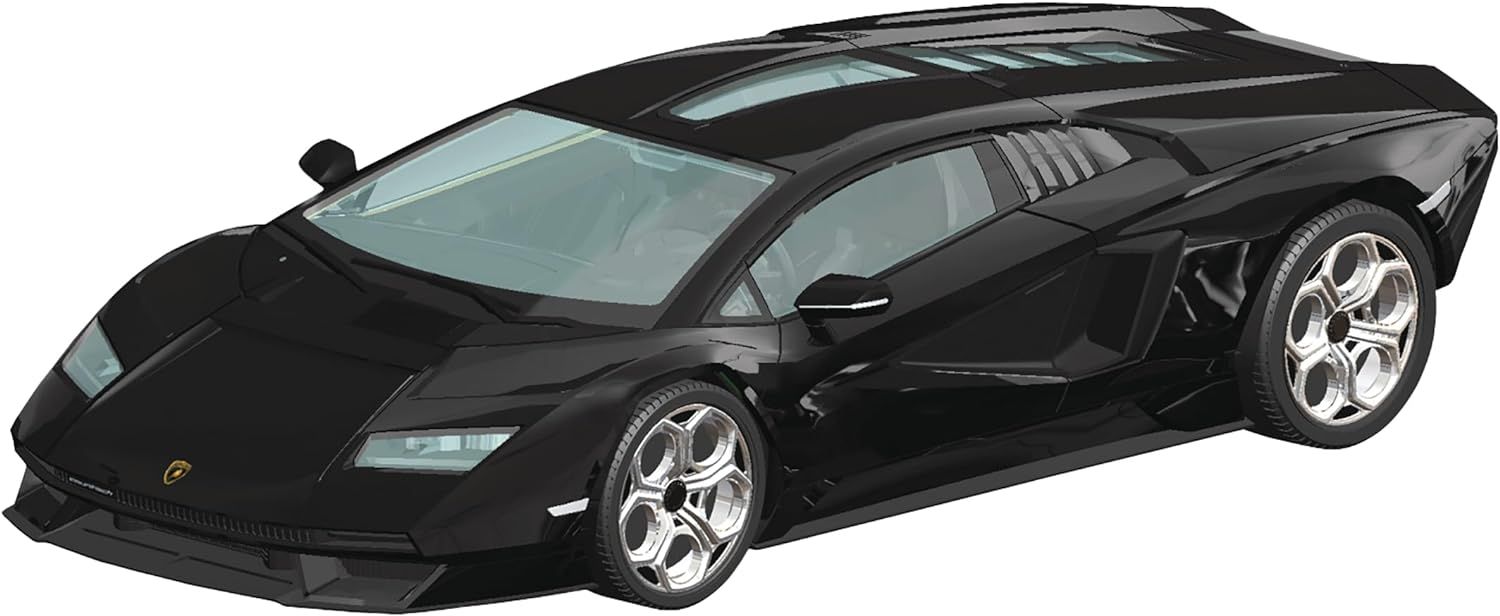 Aoshima 1/32 The Snap Kit Series Lamborghini Countach LPI 800-4 Black 19-D - BanzaiHobby