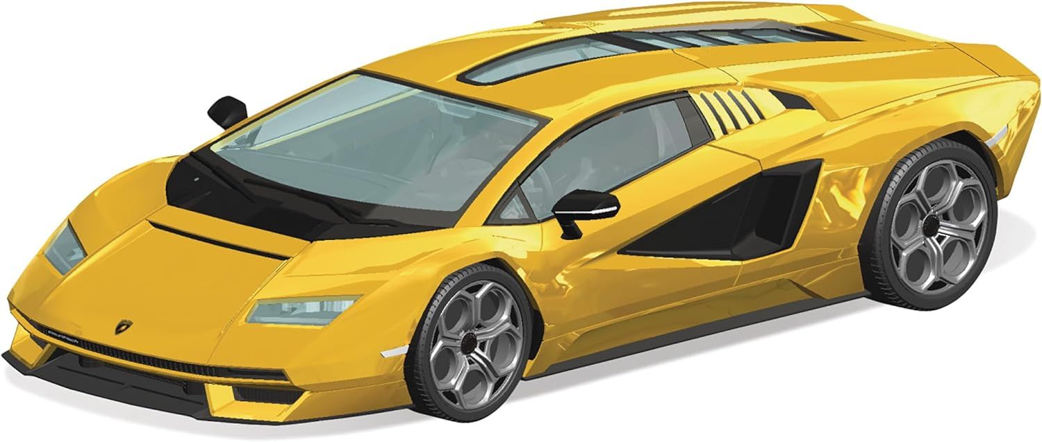 Aoshima Bunka Kyozai 19-C 1/32 The Snap Kit Series Lamborghini Countach LPI 800-4 Yellow - BanzaiHobby