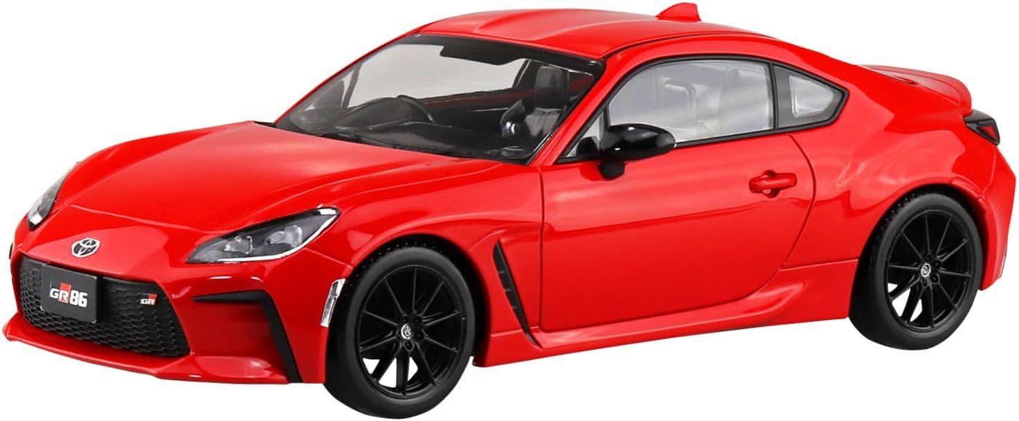 Aoshima Bunka Kyozai 1/32 The Snap Kit Series No.21-A Toyota GR86 Spark Red - BanzaiHobby