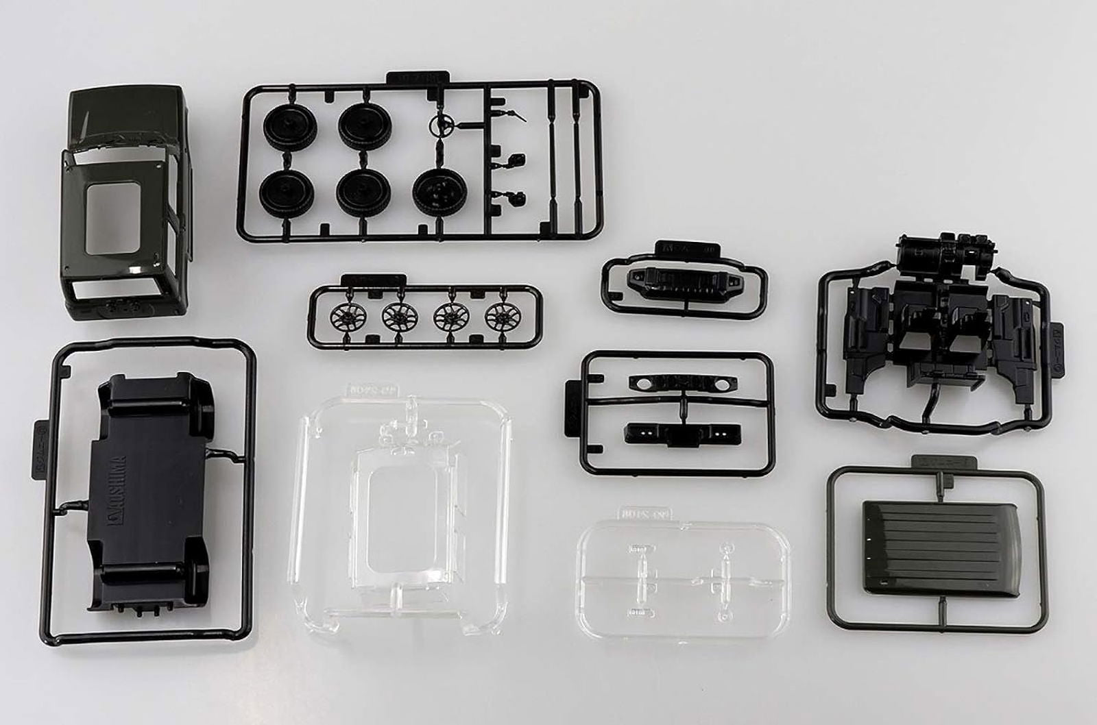 Aoshima 1/32 The Snap Kit Series, Suzuki Jimny Custom Wheel, Jungle Green - BanzaiHobby