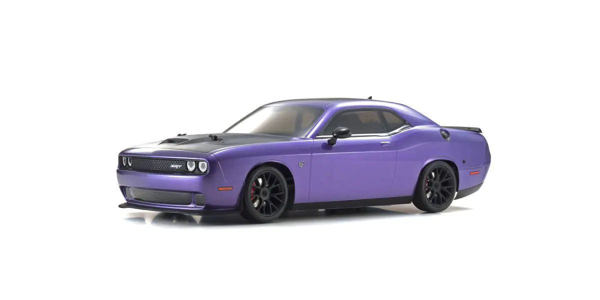 Kyosho 34415T1C FAZER Mk2 FZ02L Series readyset DODGE Challenger SRT Hellcat Plam Crazy Purple - BanzaiHobby