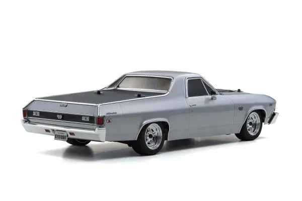 Kyosho 34419T2 1:10 Scale Radio Controlled Electric Powered 4WD FAZER Mk2 FZ02L Series readyset 1969 Chevy® El Camino® SS 396® Cortez Silver - BanzaiHobby
