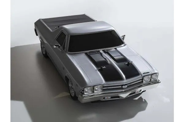 Kyosho 34419T2 1:10 Scale Radio Controlled Electric Powered 4WD FAZER Mk2 FZ02L Series readyset 1969 Chevy® El Camino® SS 396® Cortez Silver - BanzaiHobby